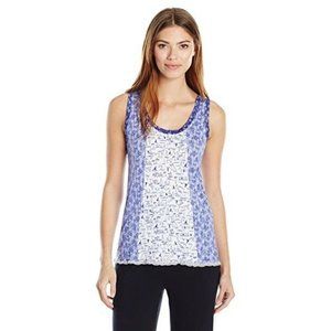 Layla Women’s Mixed Print Tank Top Size Large
